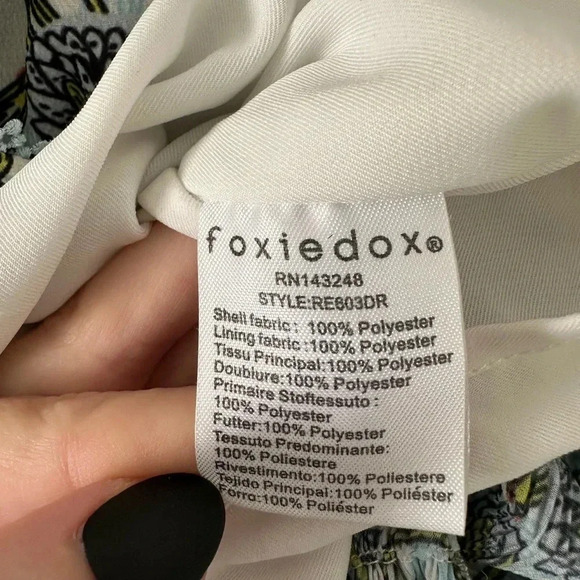 foxiedox Lexi Cold Shoulder Blue Mini Dress - Picture 6 of 8